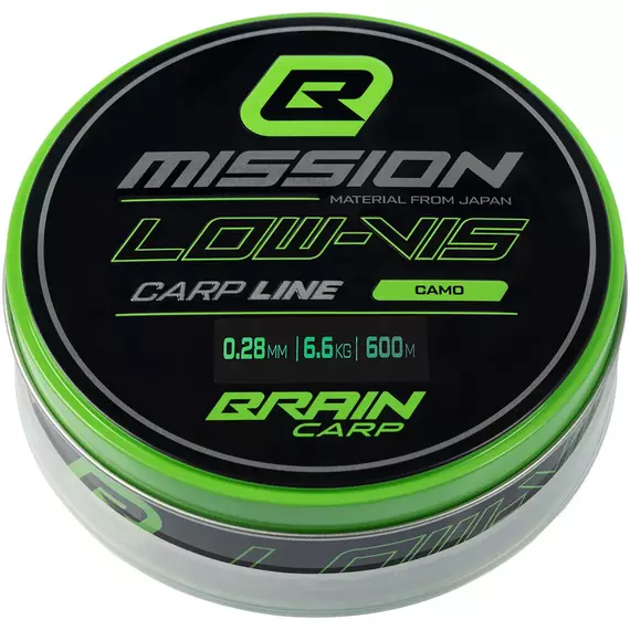 Волосінь Brain Mission Carp Line (Camo) 600m 0.28mm 6.6kg, фото , изображение 2
